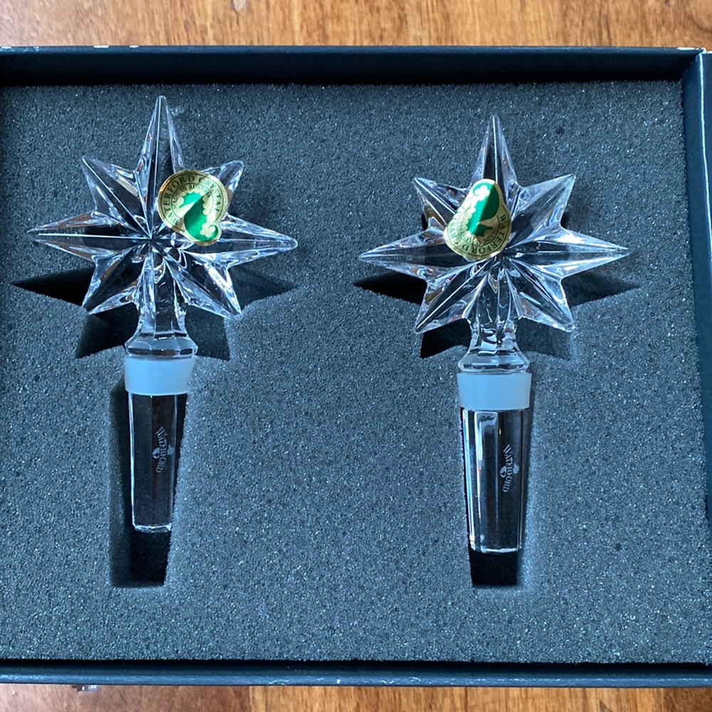 Waterford, Crystal  congratulations stopper